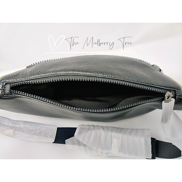 Coach X Peanuts Warren Belt Bag Signature Canvas With Varsity Patches NWT $350 - Picture 4 of 12